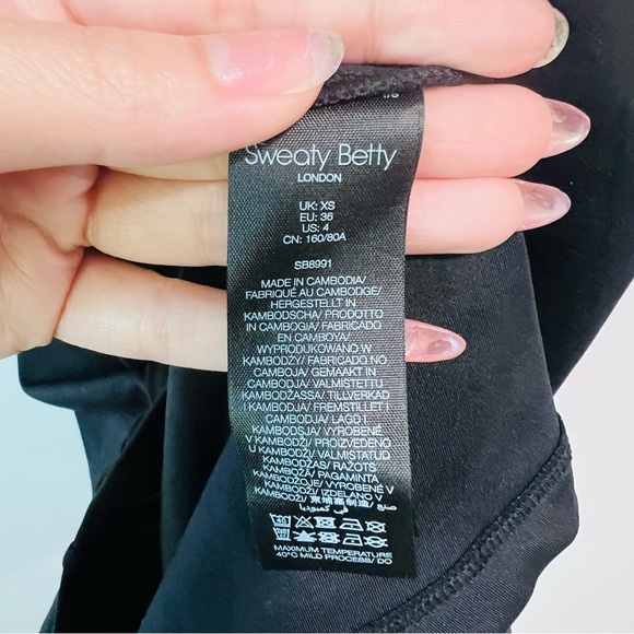 Sweaty Betty All Round Workout Dress - Black - XS - NWT - Picture 9 of 10